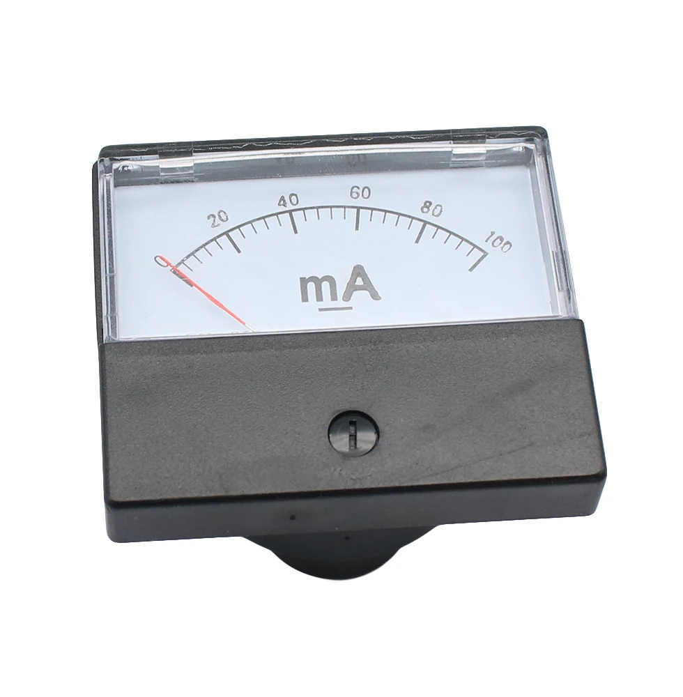 DH-670 Analog Milliammeter Panel Meter DC1mA2m3AmA5mA10mA20mA30mA50mA100mA200mA300mA500mA1000mA