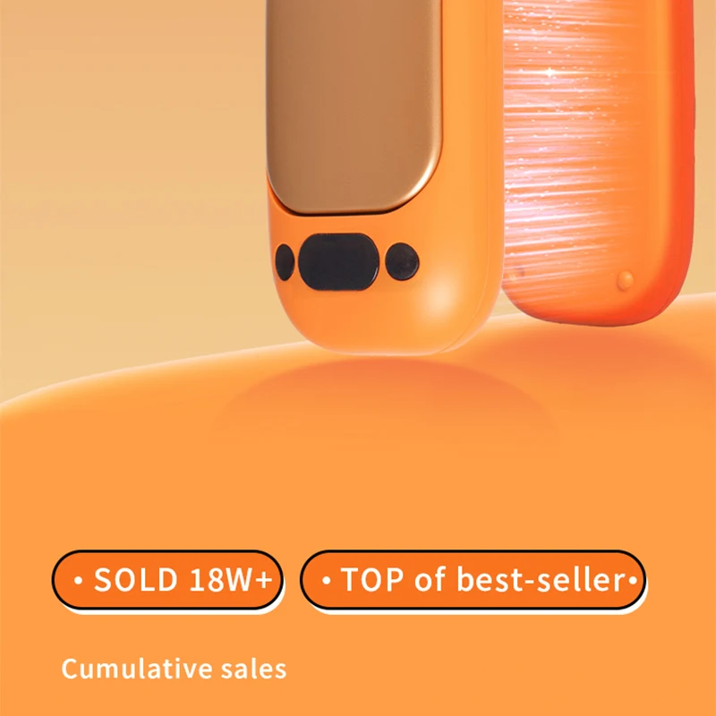 Magnetic Hand Warmer Rechargeable - 4 Colors (Orange/Pink/White/Black) Fast Heating 2-in-1 Pocket Heater for Winter Outdoor