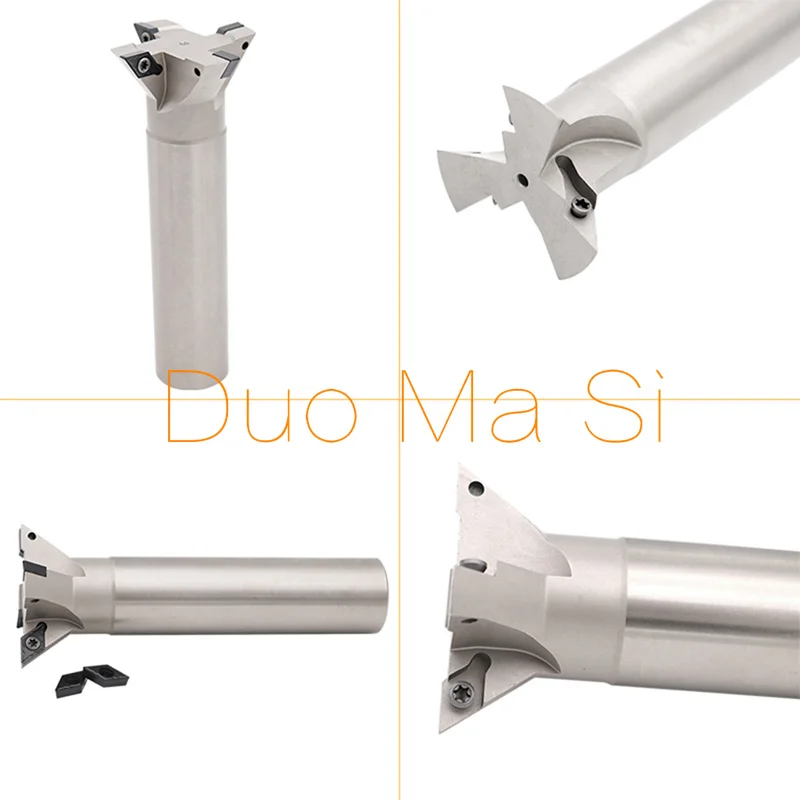 Imagem -06 - Máquina de Trituração Angular Fresa V-slot Cnc para Dcmt07 Dcmt11 Yw45 Yw55 Yw60 45 ° 55 ° 60 °