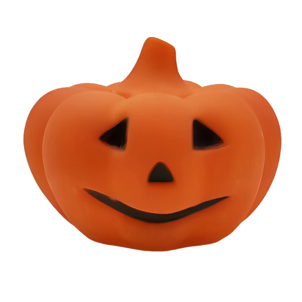 Cute Halloween Nightlight Battery Operated Novelty Flash Pumpkin Lamp Toy Mini LED Pumpkin Lights House Party Creepy Props