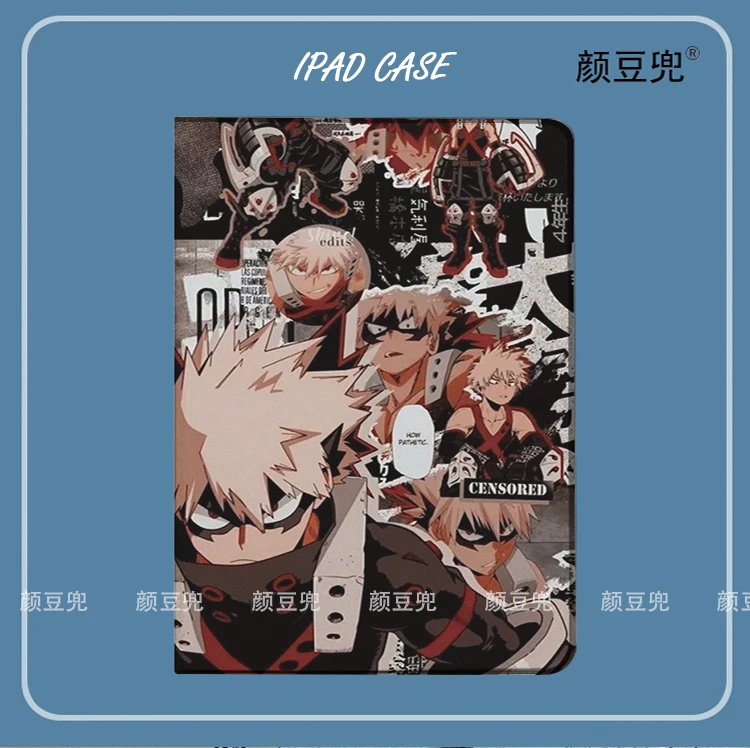 

Bakugou Katsuki Anime Hero Academia Case For iPad 10.2 7th 8th Air 4 5 Mini 5 6 Case Luxury Silicone For iPad Air 4 iPad Pro11