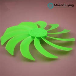 170mm Eleven-leaf sheet fan blade large fan blade large fan blade porous large fan blade diy accessories