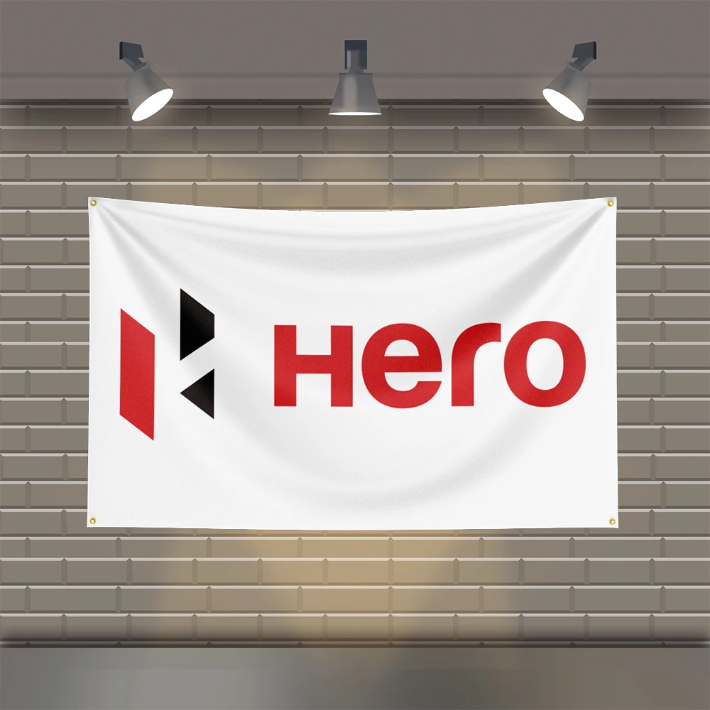 

3x5 Ft H-Heros Racing Flag Polyester Printed Cars Flags for Room Garage Decor