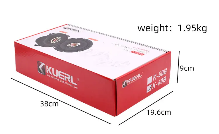 High-quality 6.5 Inch Full-range Car Speaker System, Mid-range Speaker, Powerful Coaxial Car Speaker(1pair spekaers)