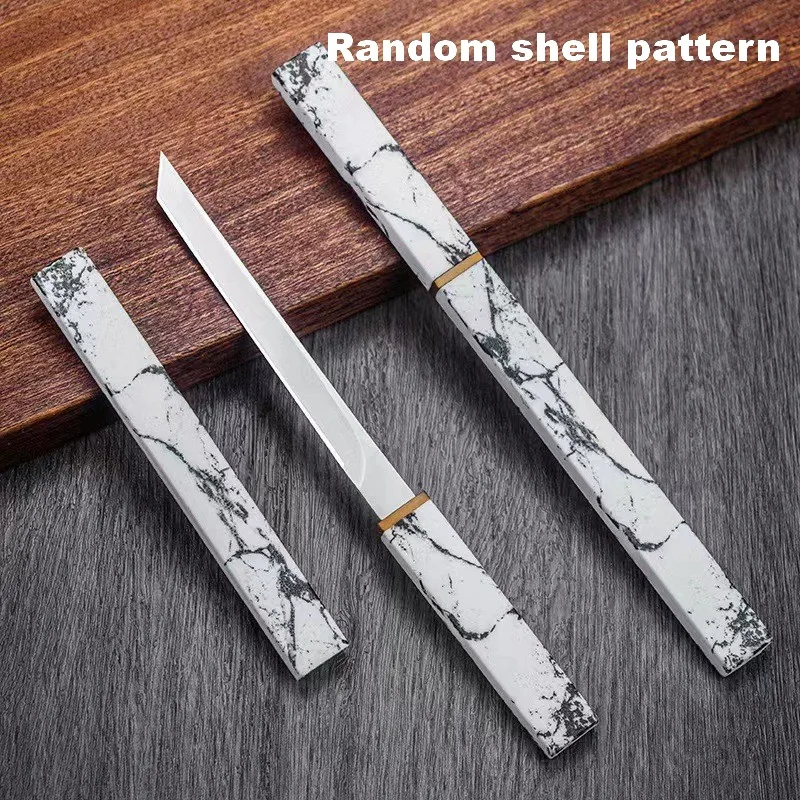 High Hardness Kitchen Knife Sharp Portable Pocket Fruit Knife BoningKnife with Scabbard For Cooking image 4