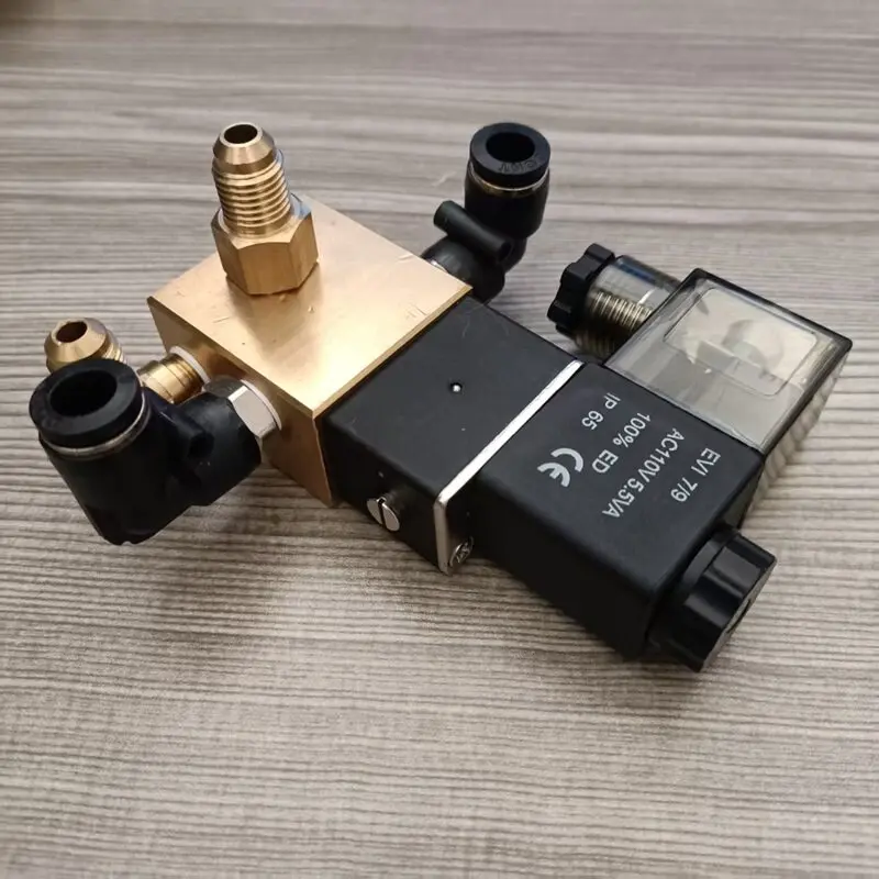 Piercing machine air pump one-button automatic pressure relief valve fine hole machine accessories copper