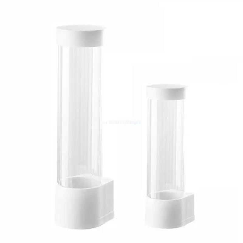 Cup Dispenser Wall Mounted Plastic Water Dispensers Disposable Cup Holder Rack Mountable for Paper Cups Parties Dropship