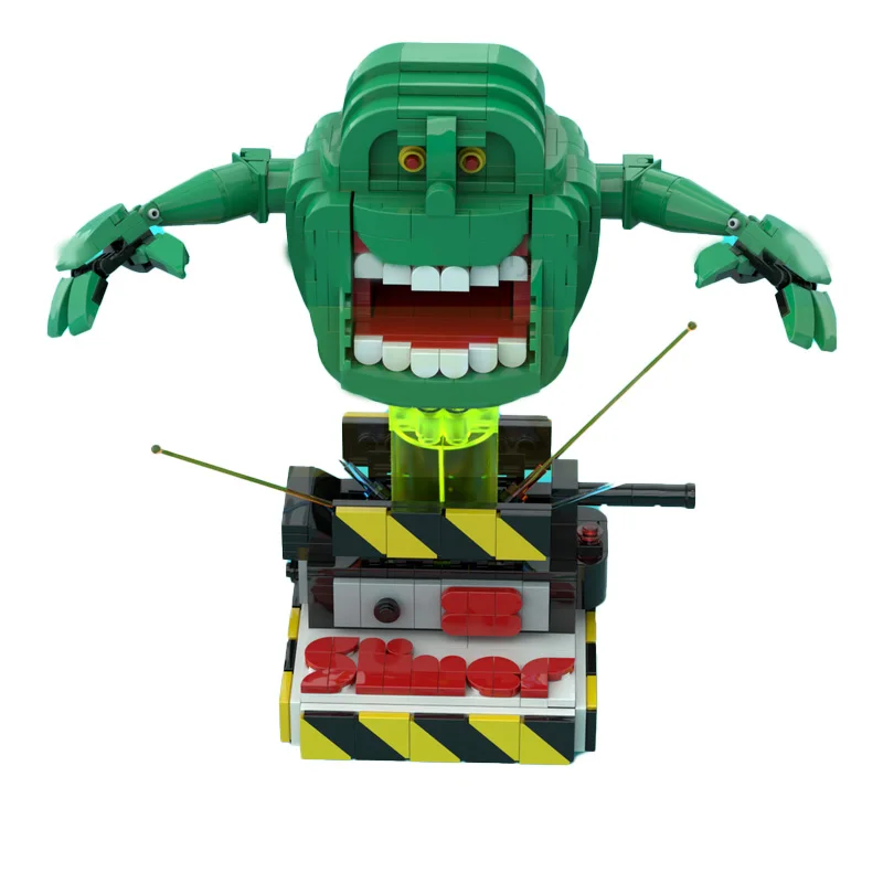 

273 PCS Green Ghost Bracket Technology Modular MOC Creative Building Block Model Children's DIY Assembly Toy Set Festival Gifts