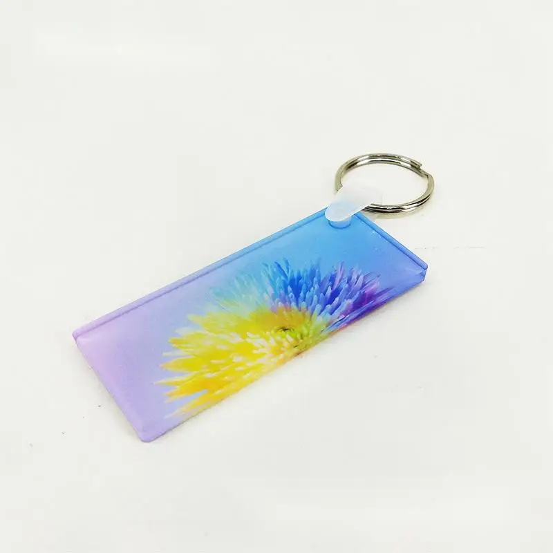 Imagem -04 - Blank Acrylic Keychain para Bolsa e Key Decor Custom Sublimation Blanks 60 Pcs por Lote