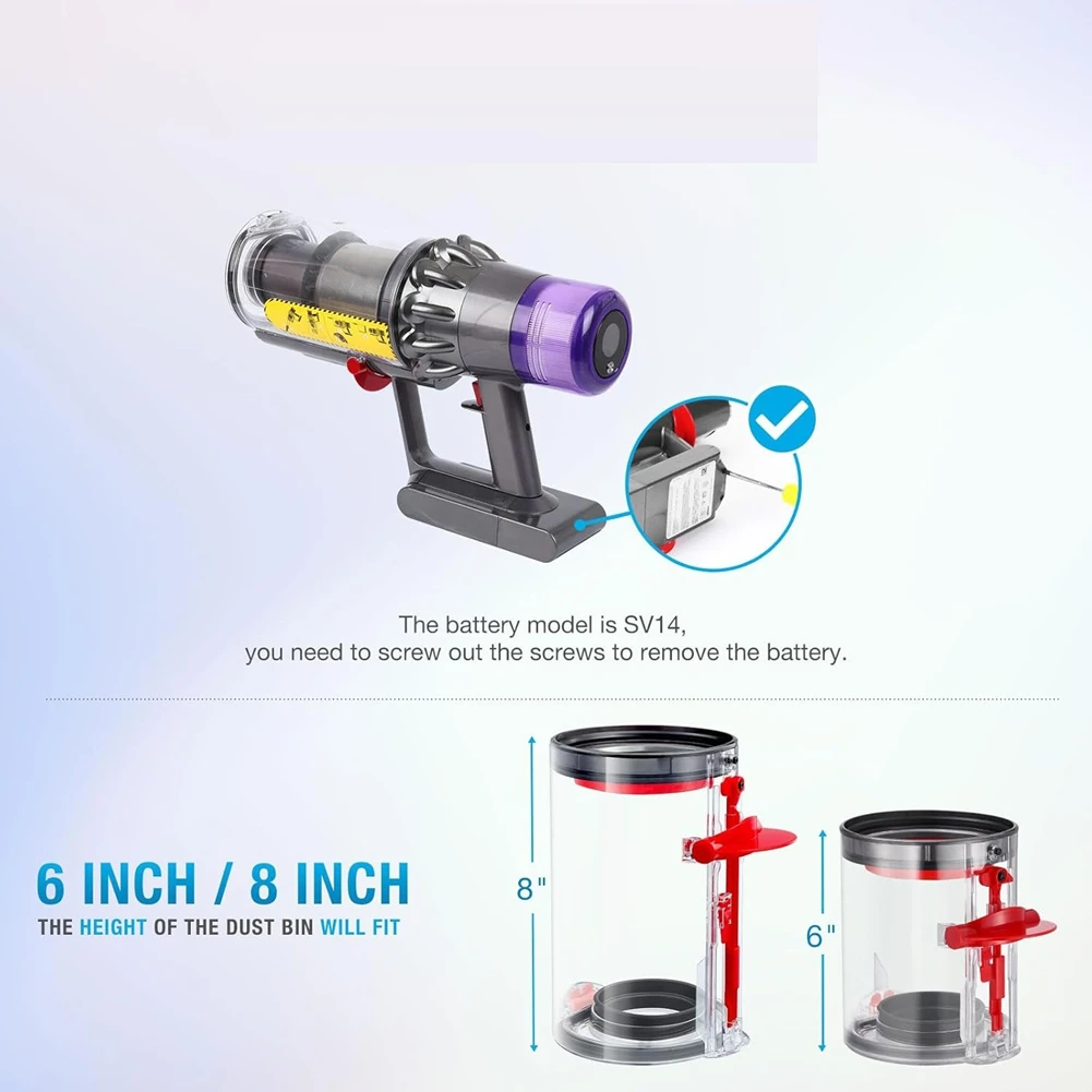 بديل تجميع الجسم الرئيسي V11 لجزء تجميع إعصار محرك الجسم الرئيسي Dyson V11 SV14 970142 -01