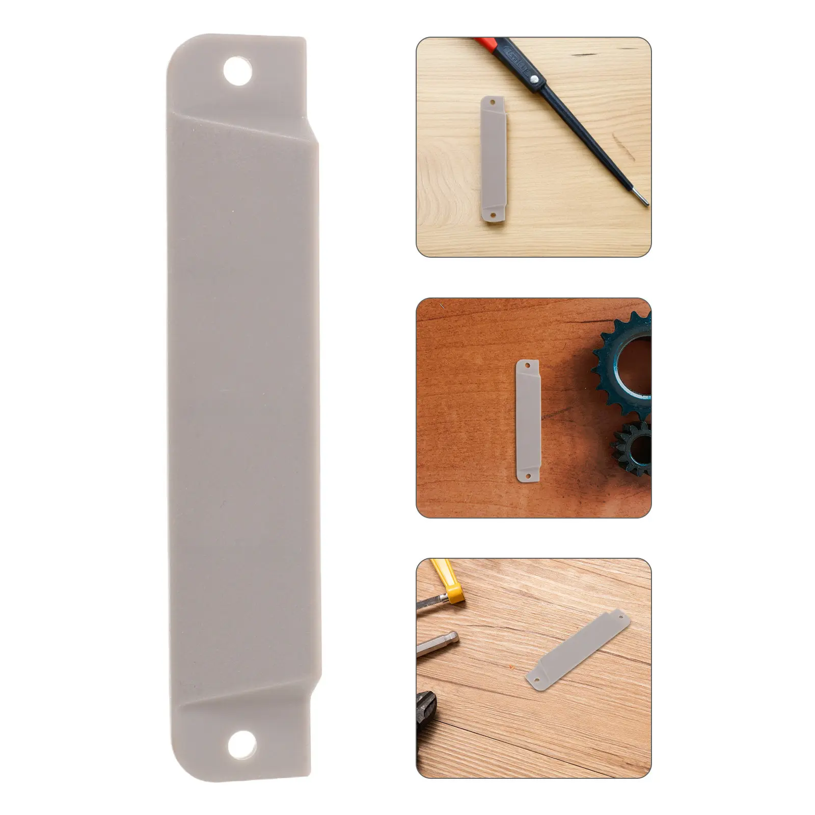 

Комплект из 4 пластиковых заглушек для направляющих E-Track, усиленные, для грузовых автомобилей, защитные накладки на панели, для разделителя кузова грузовика, предотвращают скольжение, надежная фиксация