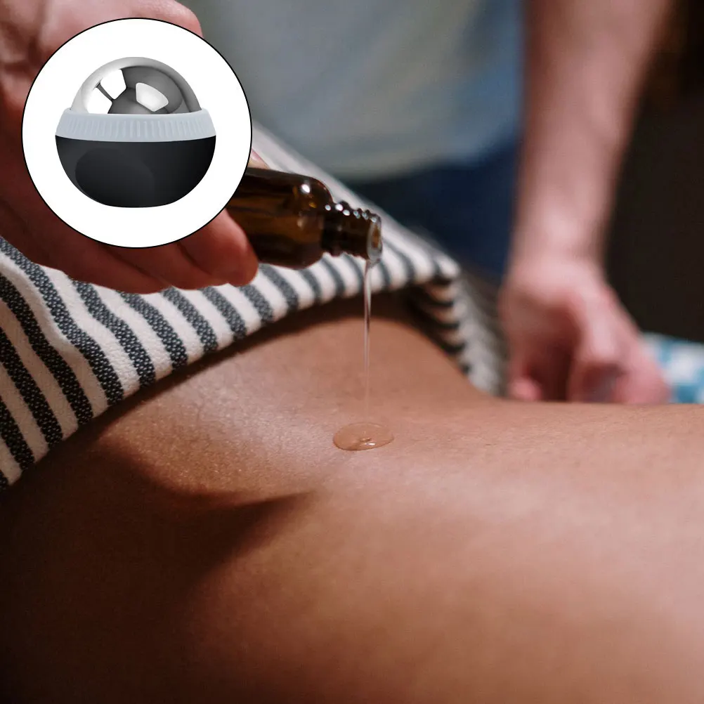 

Massage Ball Handheld Muscle Relaxer Portable Mini Massager for Neck Shoulders Back Feet Stainless Steel Body Therapy Tool