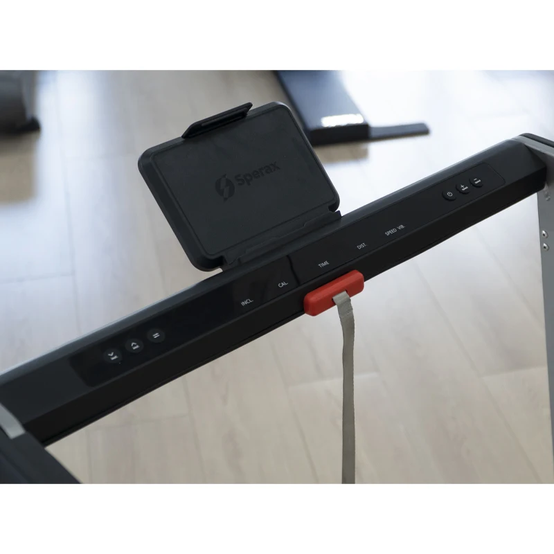 Foldable Electric Treadmill with Manual Incline Portable Home Fitness Under Desk Walking Pad