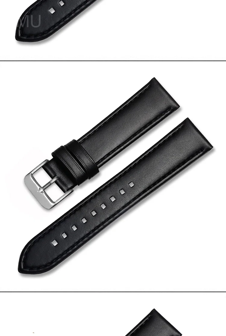 Waterproof Cowhide Watchbands for Armani  AR1828/1970/1732/1918/2075 for Men  Original Watch Strap 20mm 22mm