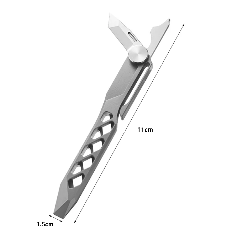 Titanium alloy multifunctional crowbar portable EDC tool bottle opener outdoor portable tool