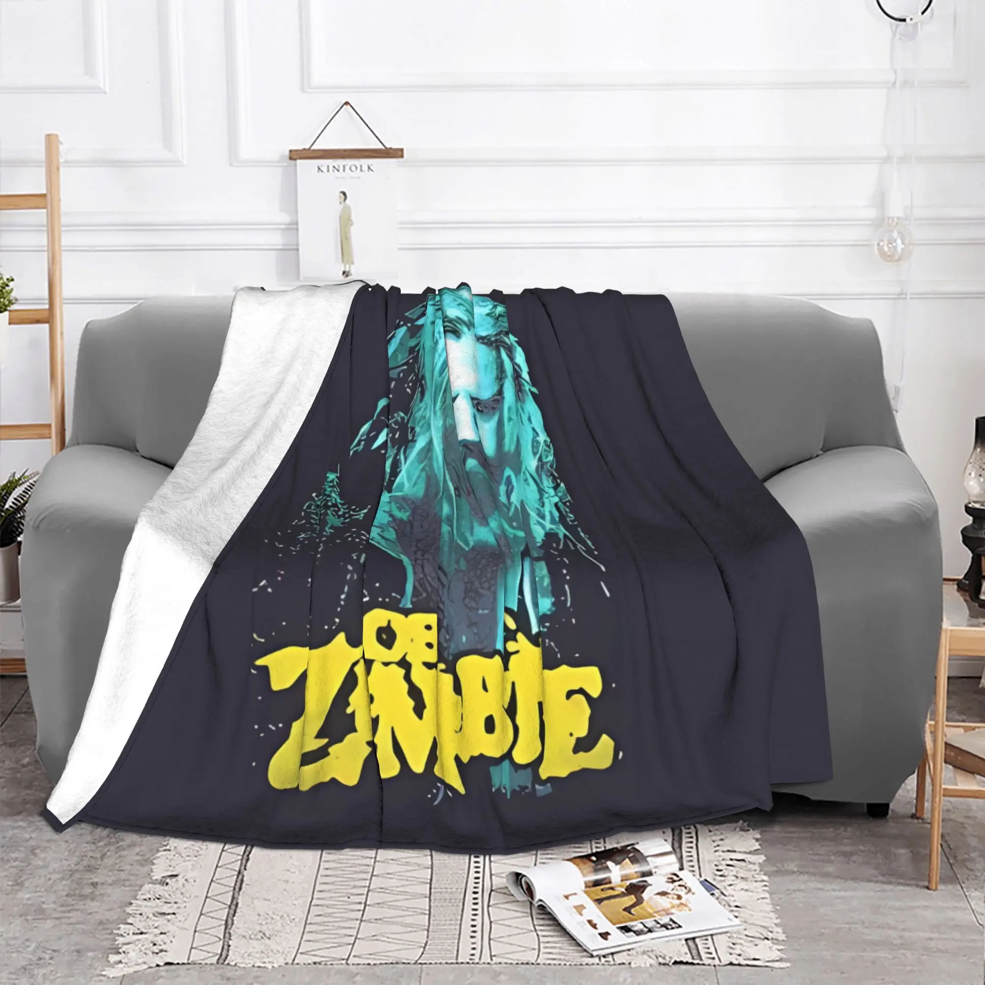 1PC Captain Spaulding New the robzombie home room decorations Winter Blankets for Adults Bedding Home Interior Sofa Knee
