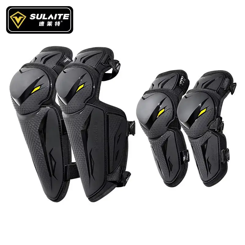 

SULAITE Motorcycle Knee And Elbow Pads TPU Protection Wide Side High Rebound Foam All Season For Motorcycle Electric Riders