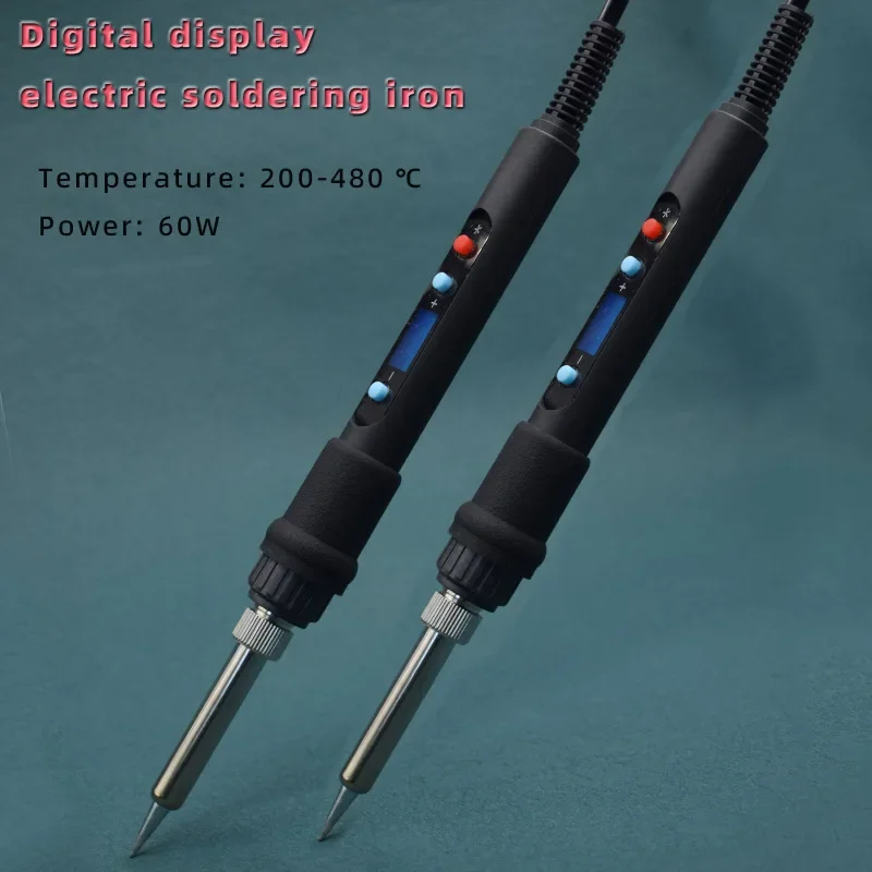 60W Digital Electric Soldering Iron 110V Temperature Adjustable LCD display Solder Welding Iron Tool