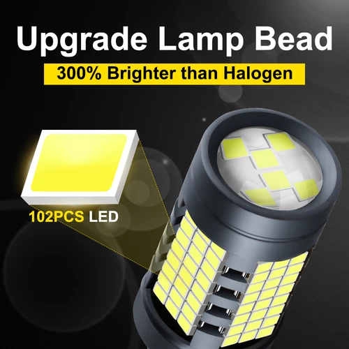 Imagen 2 del producto W16W T15 LED Canbus T15 luz de marcha atrás W16W luces de marcha atrás WY16W 921 bombilla LED lámpara de respaldo Flash súper brillante Canbus sin errores