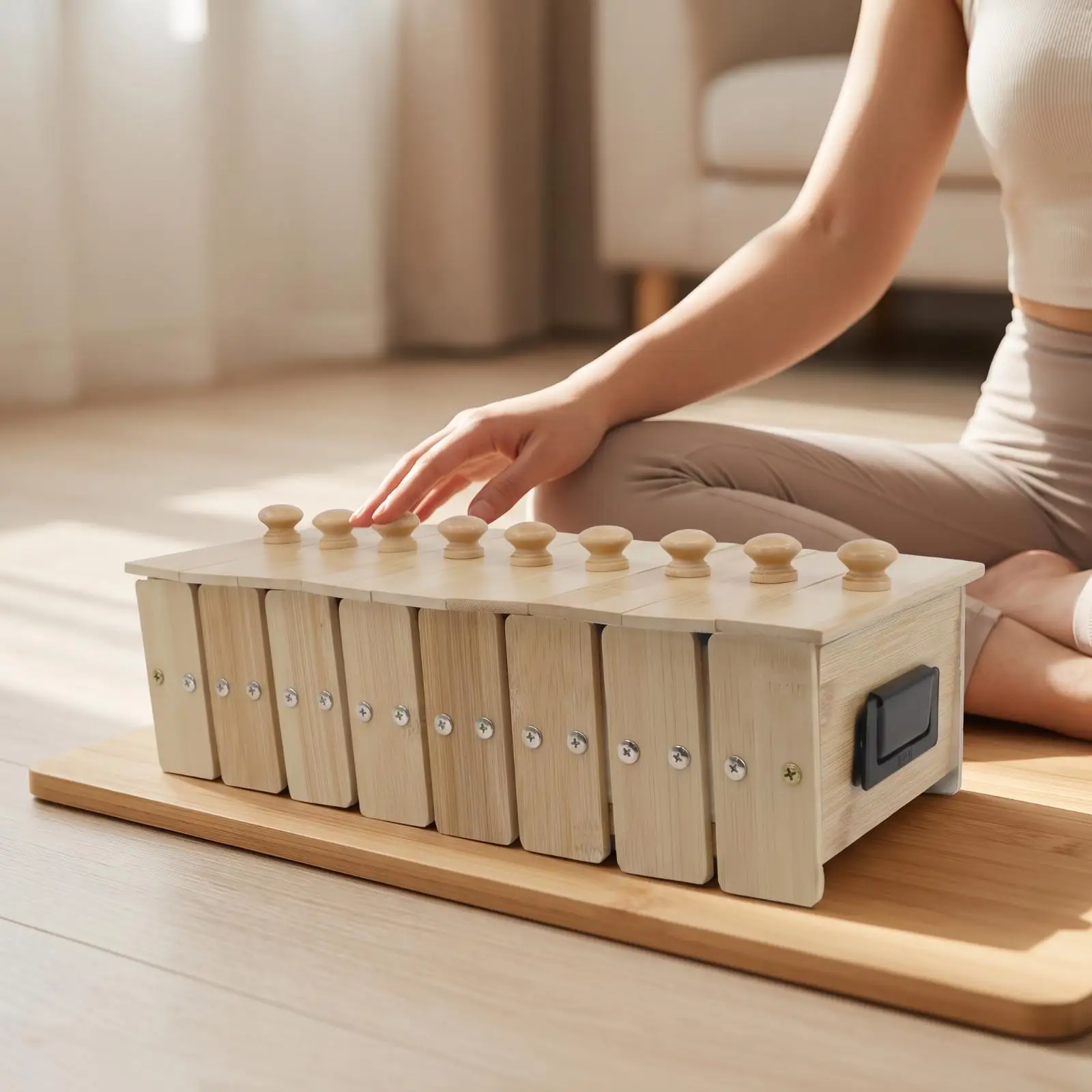 Elongated Bamboo Traditional Warming Box | Rectangular, traditional warming Box with Metal Lining, for Back Treatment