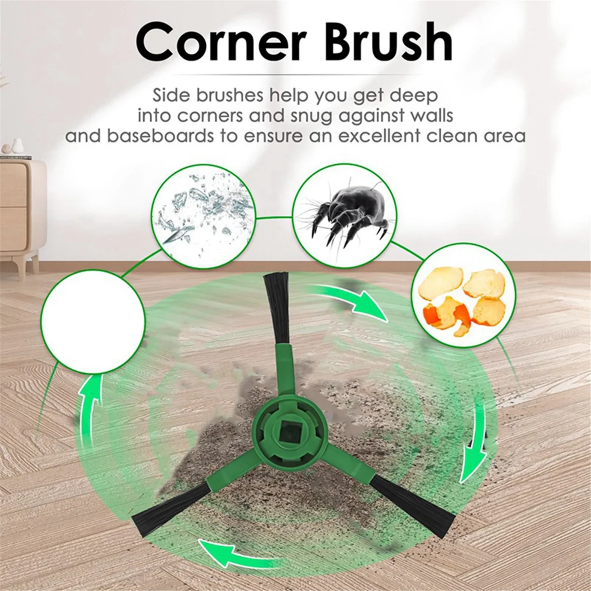 콤보 에센셜 시리즈 Y0140 Y0110 Y0112 로봇 진공 청소기 액세서리 용 FZFZ 메인 사이드 브러시 필터 걸레 패드 키트