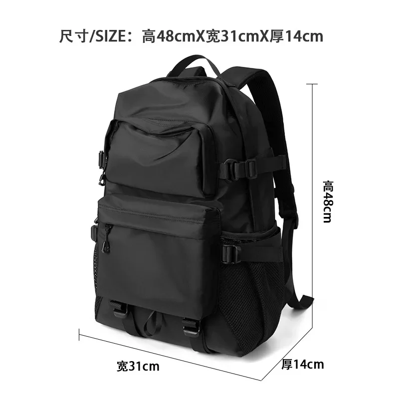 Men Backpack Man Schoolbag Travel Urban Backpacks Waterproof Techwear Oxford Cloth Male Laptop Rucksack Hiking Sport Bagpack