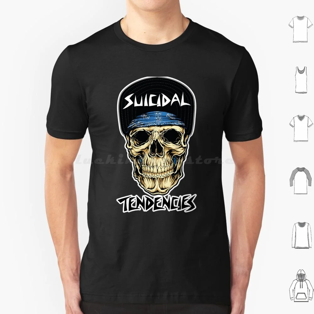 

Футболка Best Tendencies Art Хлопок Мужчины Женщины DIY Принт Suicidal Tendencies Панк Хардкор Трендинг Музыка Черный Флаг Металл Плохой