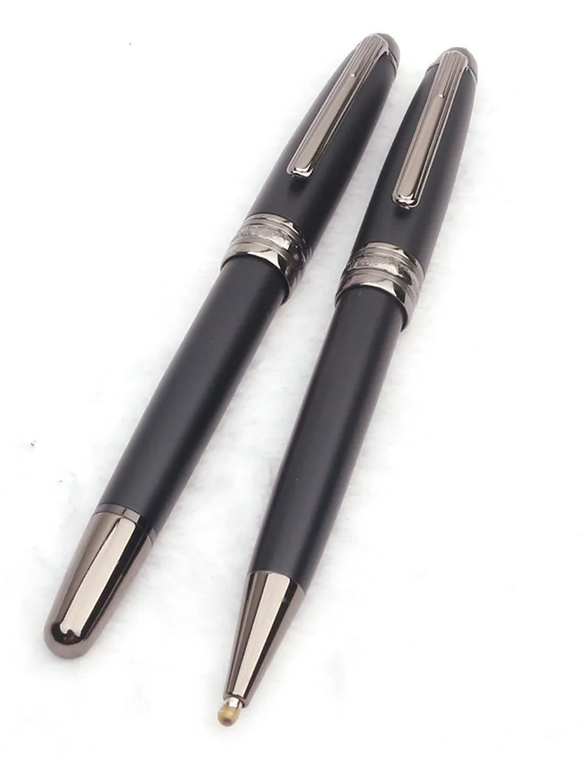 

Ограниченная серия Msk-163 Ultra Matte Black MB Rollerball Уникальный дизайн Гелевые шариковые ручки для перьевых ручек Школьные серийные цифры Офис