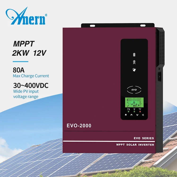 Anern 12v 24v 48v Hybrid Solar Inverter 1kw 2kw Price Of Solar Inverter