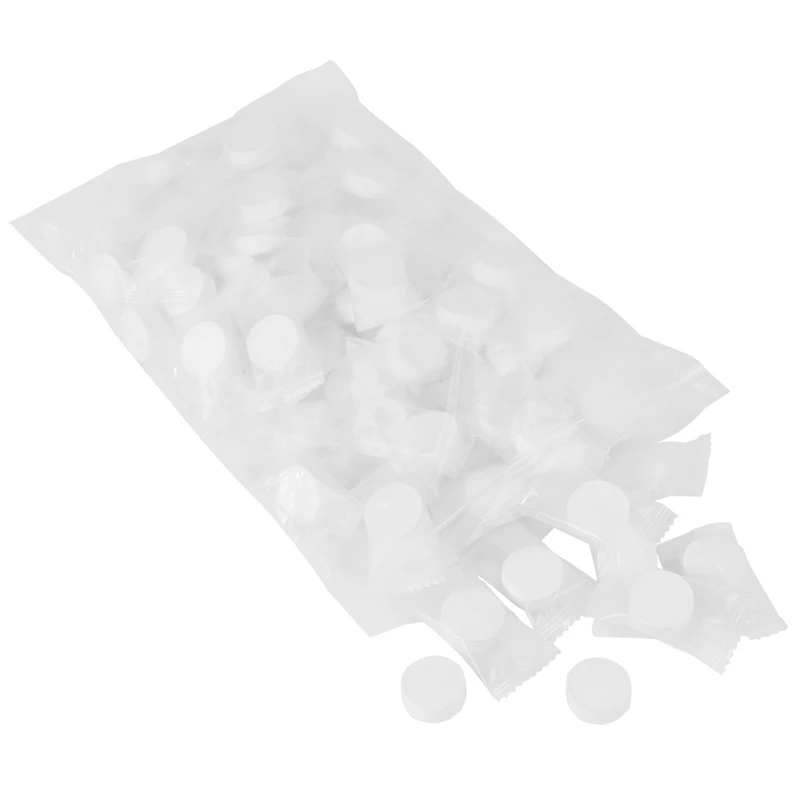 ●300 Pcs Compressed Towels Portable Disposable Compressed Cotton Coin Tissue Towel for Travel, Camping, Hiking