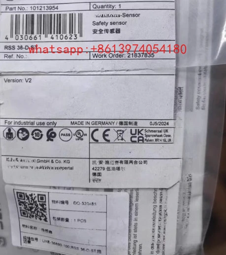 Safety Sensor RSS 36-D-ST Order Number 101213954 Brand New Original