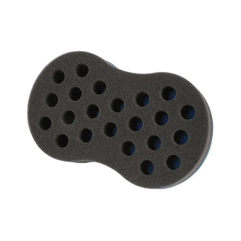 1PC Double-Sided Curling Hair Sponge - Small Hole Twist Tool for Men & Women, Natural Hair Styling Twist Brush