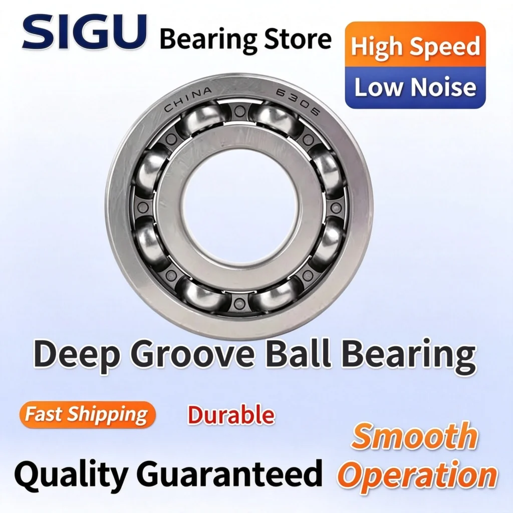 2/4/10Pcs  Long Service Life High Speed Deep Groove Ball Bearings  6200 6201 6202 6203 6204 6205-ZZ-2RS