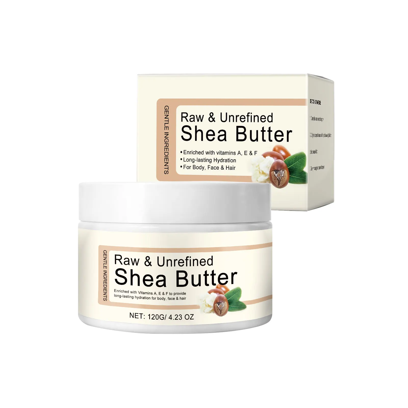Tallow Shea Butter Moisturizing Body Lotion Barrier Skin Repair Improve Roughness Antioxidant Long Lasting Nourishing Skin Cream