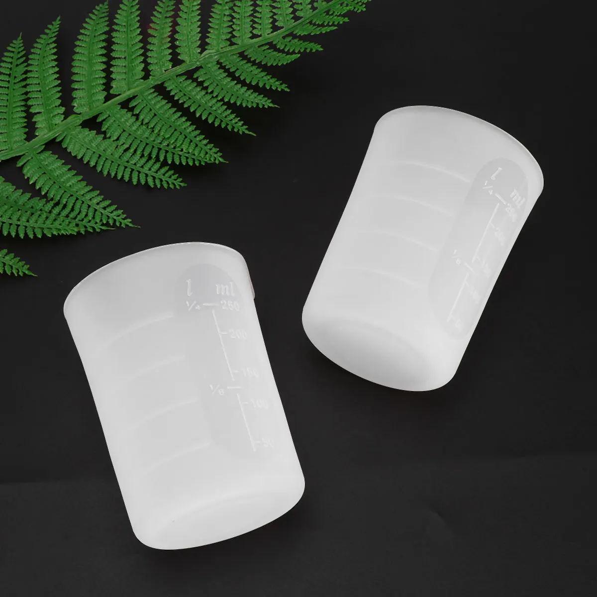 

3 Pcs Crystal Epoxy Measuring Cup Scale Cups Silicone with Scales DIY Disposable