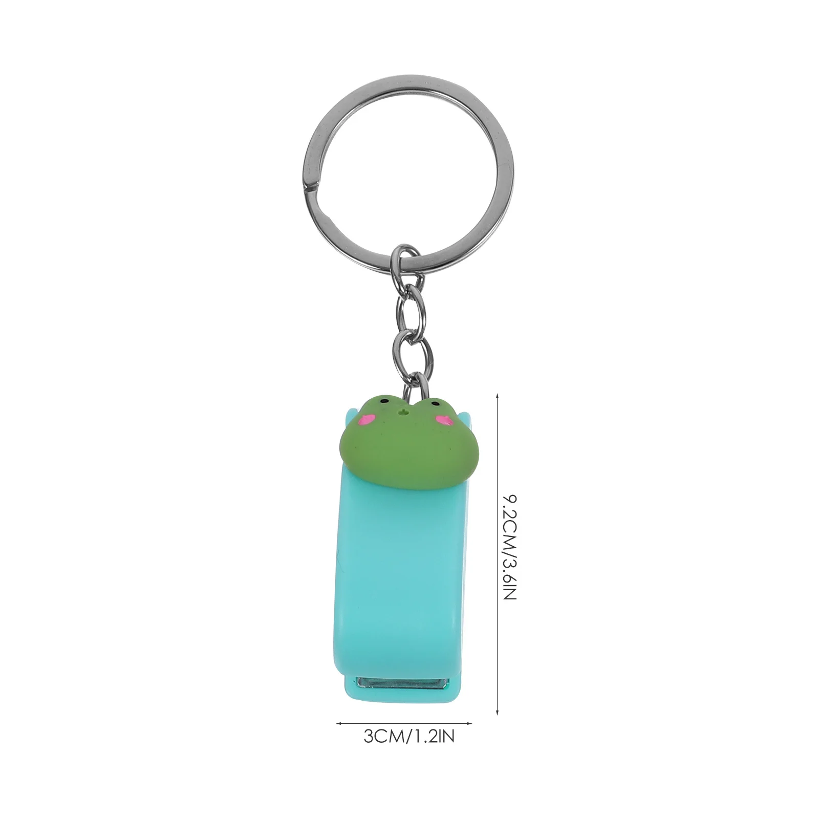 

4 Pcs Small Stapler Staplers for Desk Kawaii Key Chain Animal Stationery Cartoon Cute