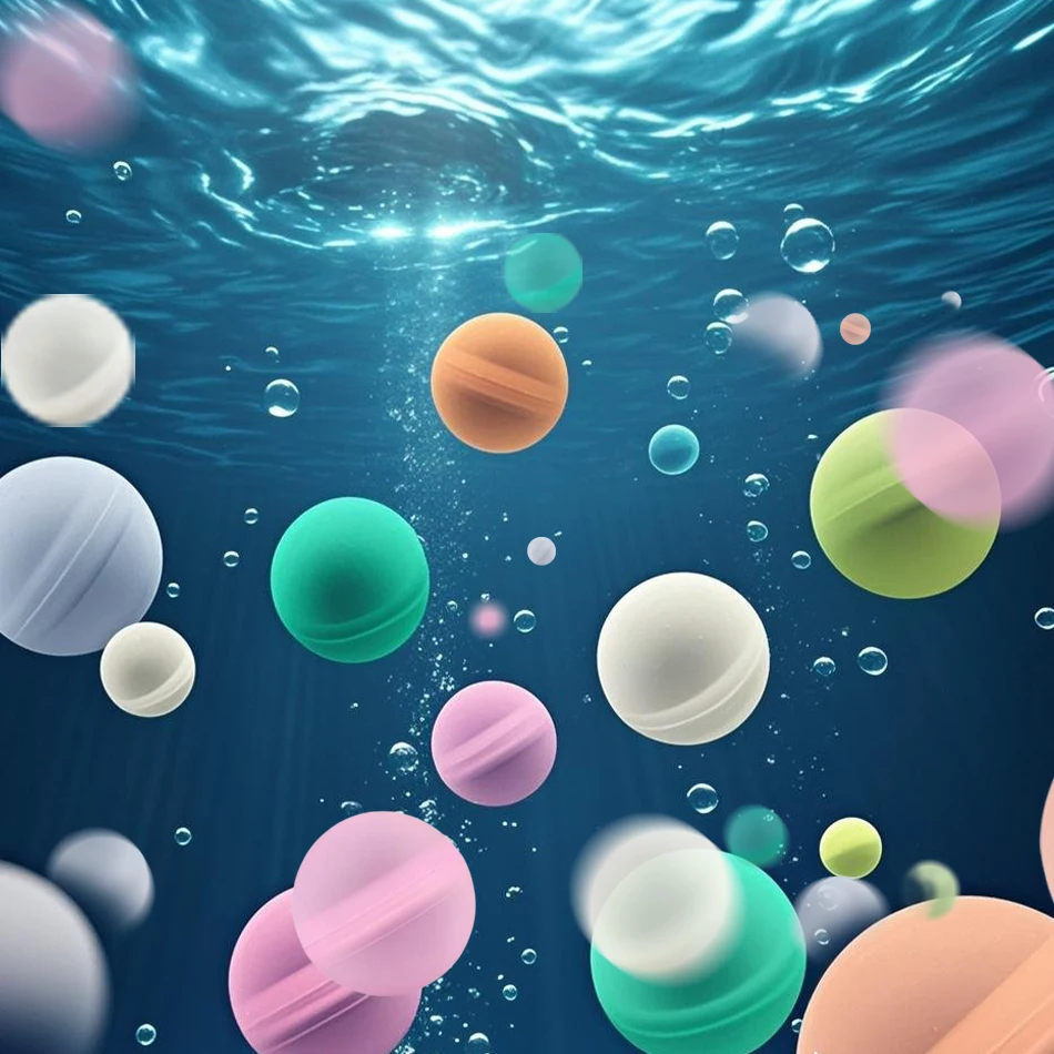 Reusable Water Balloons Toys Quick Fill Self Sealing Water Bomb for Summer Games Children's Adults Outdoor Activities Toy Gifts