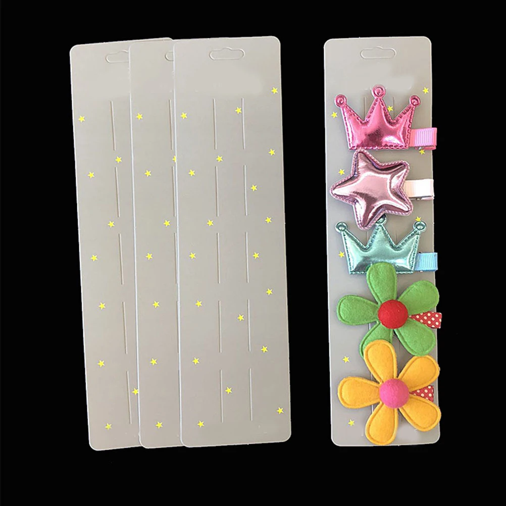 

100 карточек для демонстрации заколок для волос, прочная упаковка для шпилек, бумажная карта, держатель для банта для волос, инструмент для организации, карта для хранения шпильки