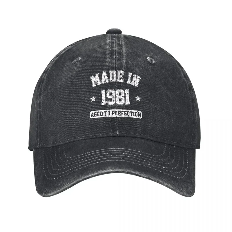 feito-em-1981-envelhecido-na-perfeiCAo-chapEu-de-baseball-de-denim-lavado-estilo-vintage-unissex-ajuste-ajustavel