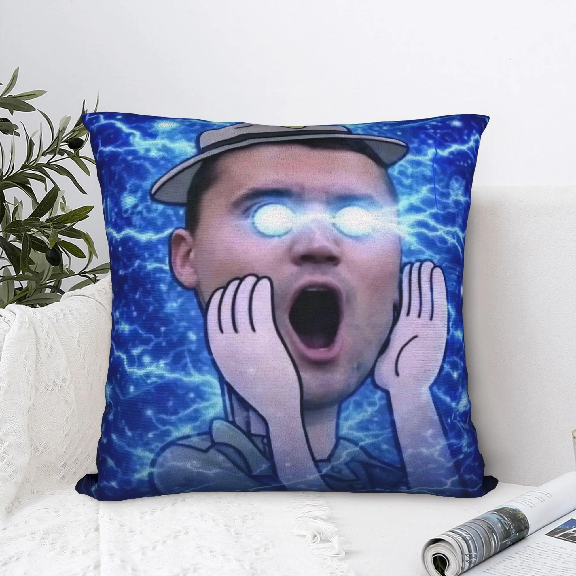 Charlie Kirk funny meme Printed Pillowcases Cushion Cover  Pillow Covers New Style Car Decoration Zippered Multi-Size