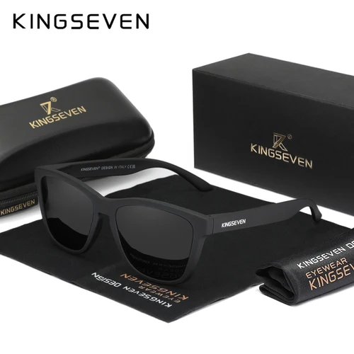 KINGSEVEN, nuevas gafas de sol de moda para mujeres y hombres, gafas polarizadas Anti-UV400, gafas protectoras para los ojos, gafas Vintage de lujo para exteriores