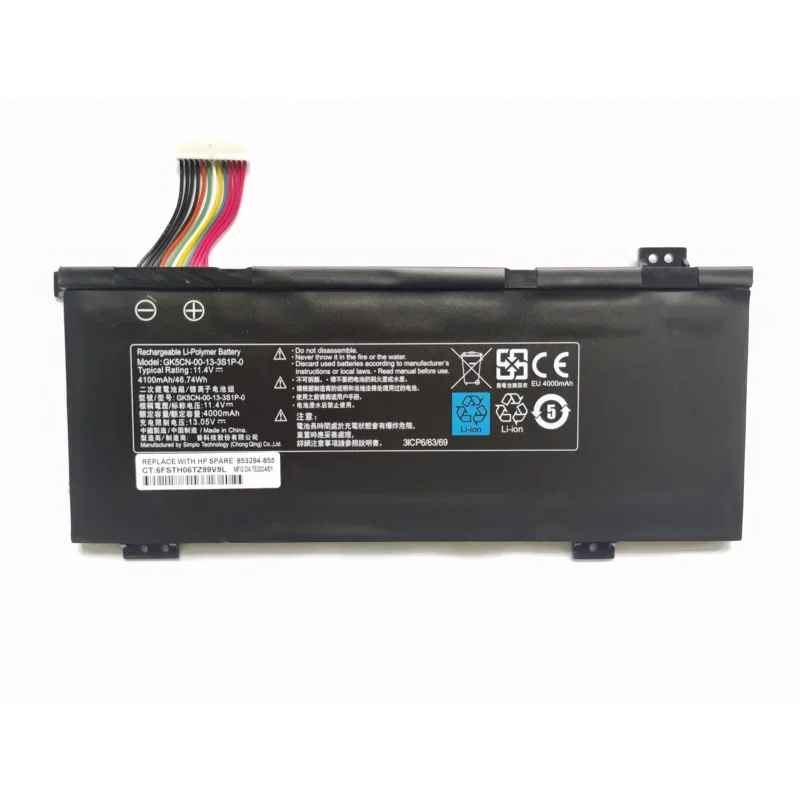 

GK5CN-00-13-3S1P-0 Battery For MECHREVO X8Ti Z2 For MACHENIKE T90 Plus T90-T3p F117-B F117-B6 GK5CN GK5CN4Z GK7CN6Z ZDIUIU