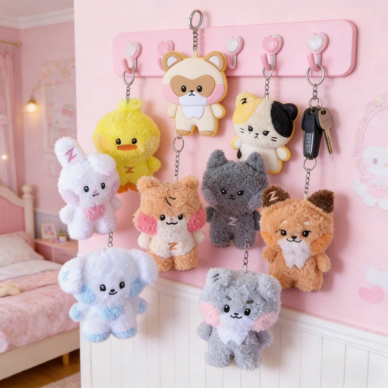 

Kpop ZB1 Push Toys Zero Base One Kawaii Cartoon Animal Plushie Keychain Pendant SKZOO Christmas Gifts for Kids Home Decorations