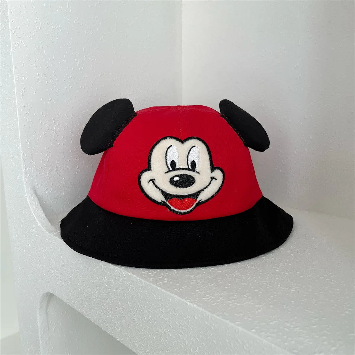 

Cartoon Mickey Baby Hat Thin Hat For Boy Breathable Cap Sun Hat Kids Girls Fisherman Hat Child New Born Hat