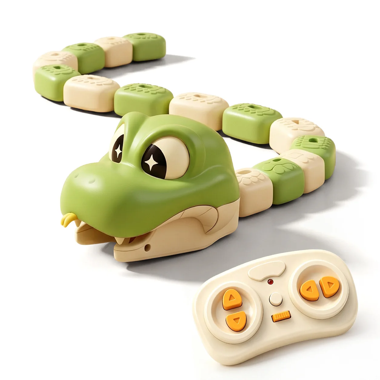 Remote Control Magnetic Snake Toy,2 Players Battle RC Car, Magnetic Bead Eating Snake Game, Parent-Child Interactive Educational
