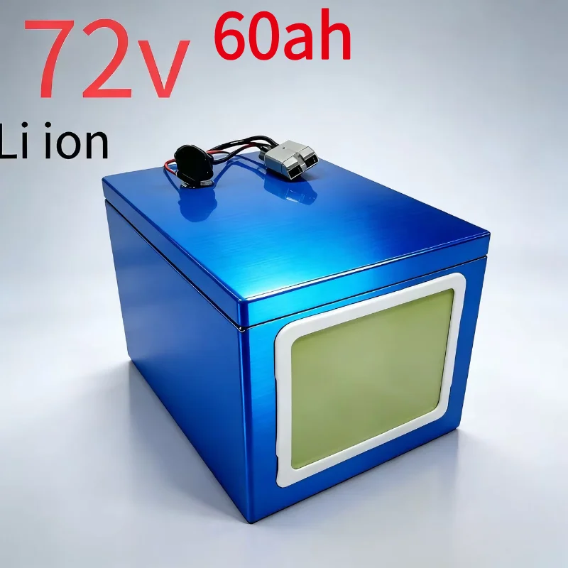 60V/72V 24S Li-ion Battery Pack with Smart BMS | 10A Fast Charger | Unleash 3500W-15KW Power for High-Speed E-Bikes, Electric Sc