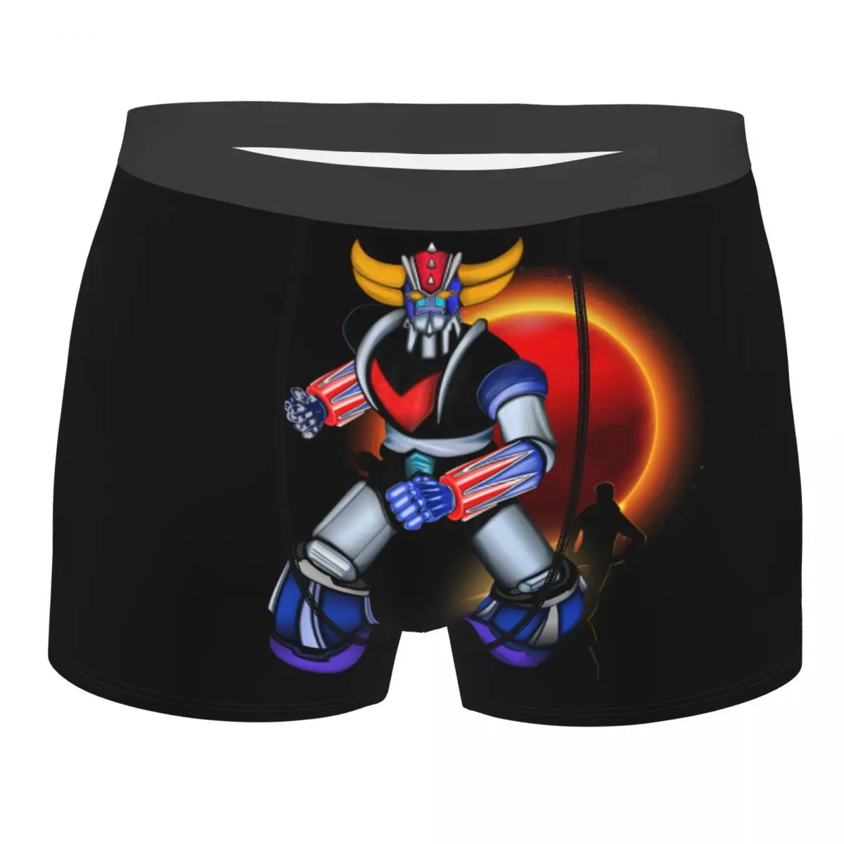 

Custom Robot Goldorak Boxer Shorts For Homme 3D Print Grendizer Goldrake Anime Underwear Panties Briefs Breathable Underpants