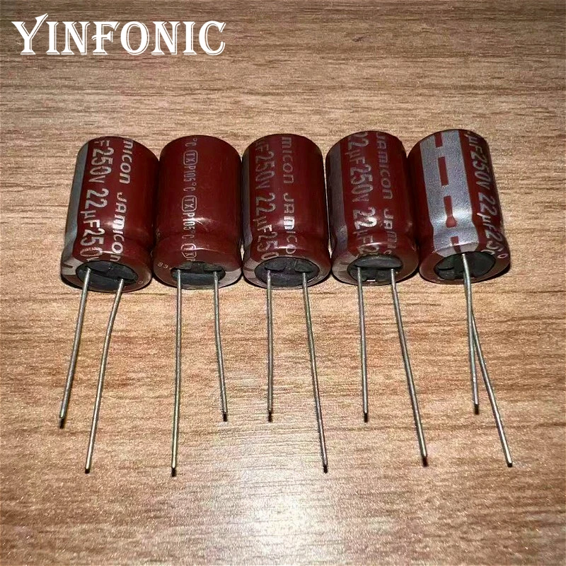 5 pièces/20 pièces Jamicon 250V22uF série TX 12.5x20mm 22uF/250V 105 ° Condensateur électrolytique en aluminium C