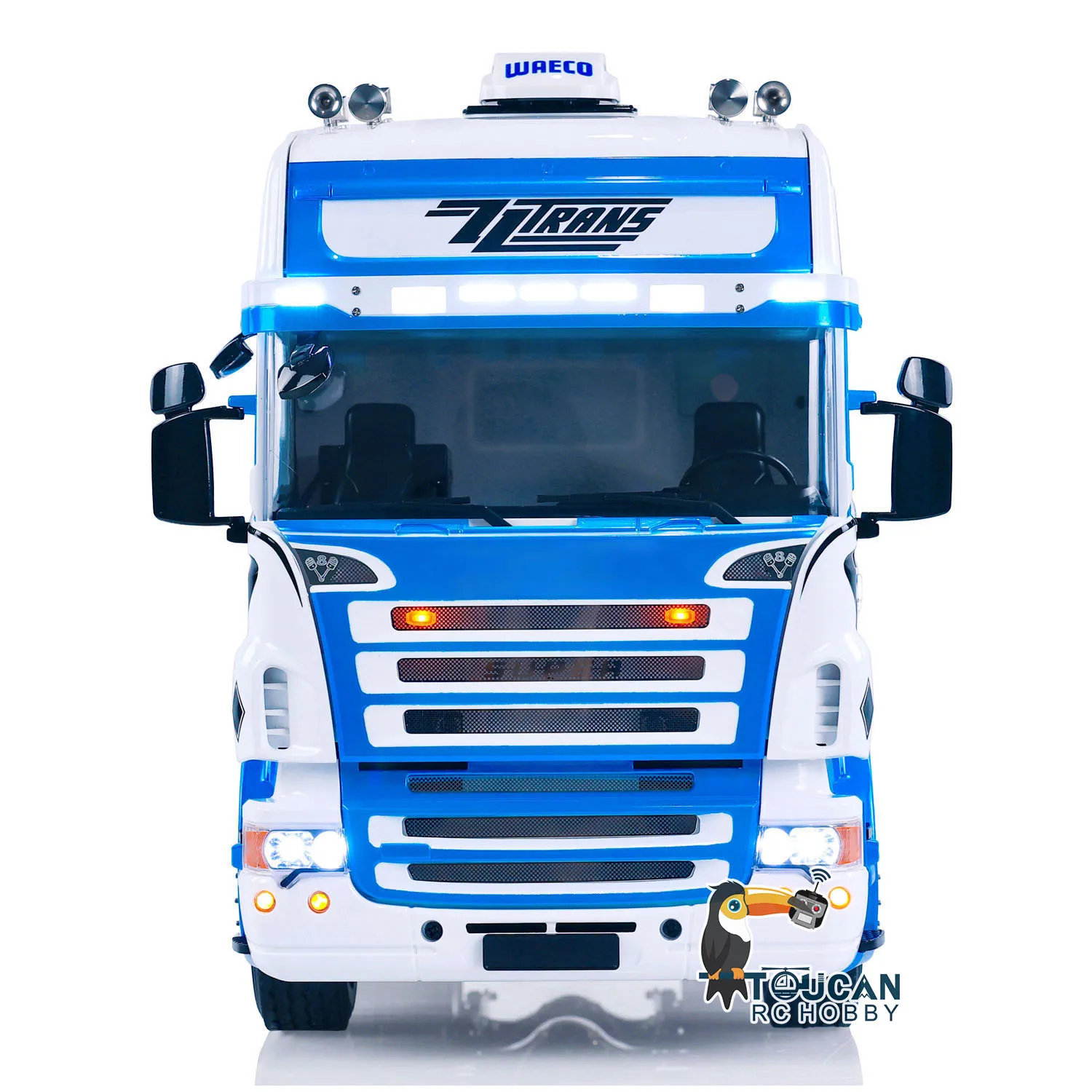 1/14 LESU Metal Chassis 6x6 RC Tractor Truck DIY Painted Finished Control Electric Car Birthday Christmas Gift Car Toys For Boys