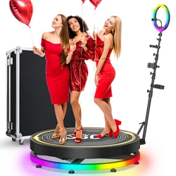 360 Photo booth Rotating Platform for 360 Video Remote Control Automatic 360 Rotating Platform for Events 60-115cm Dropshipping